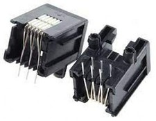 Socket RJ11 RJ12 Jack 6P6C part 215876-1 Right Angle Unshielded RJ14 RJ25 x 1 pc