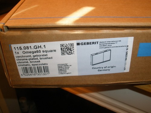 Geberit omega flush plate - geberit,