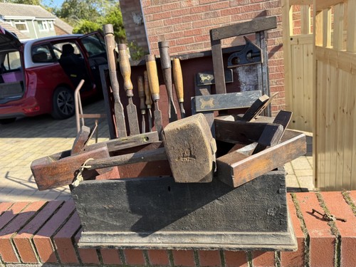 Vintage woodworking tools - vintage,