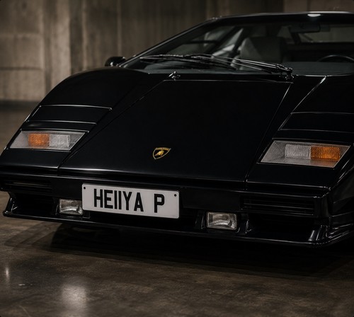 Reg plate he11ya - plate,