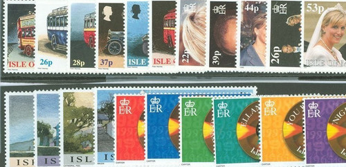 Isle man mint stamps 1986 - isle, man.