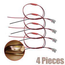 4x LED Car Door Bowl Ambient