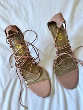 ? EGO Pink/Rose Wrap-Around Heels | Size 7 | 5” Heel  Stunning rose pink heels