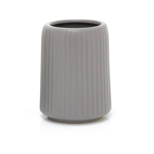 Contemporary ridged matt - ridged, grey