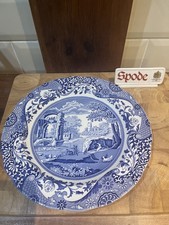 Spode Blue Italian Dinner Plates 26cms