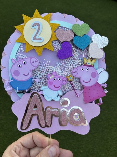 Personalised peppa pig shaker - pig,
