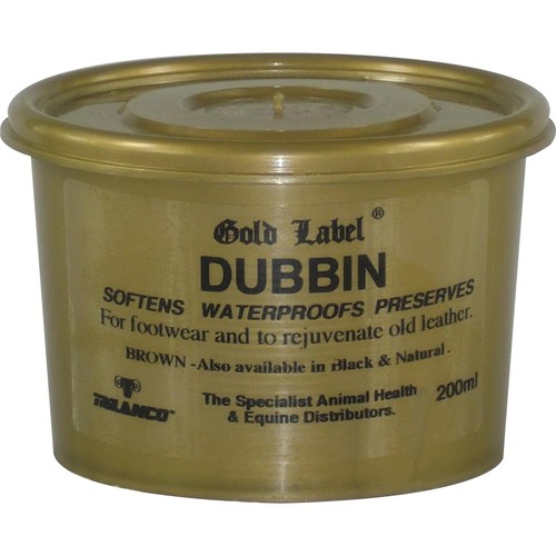 Gold label 200g brown - brown, dubbin