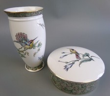Wedgwood Humming Birds Vase &