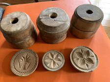 Rare 1800s Wooden Butter Molds