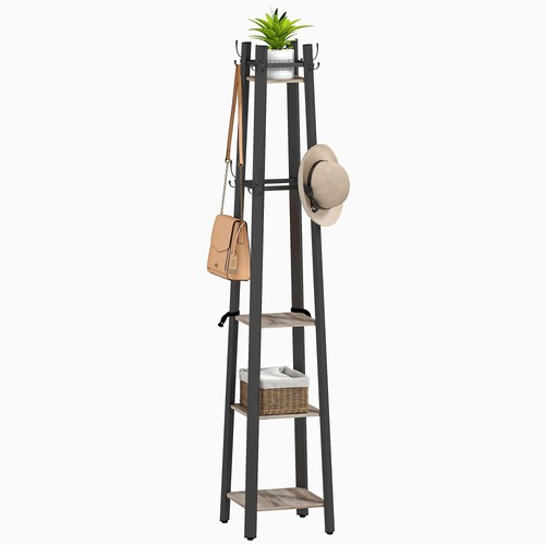 Homcom industrial coat - homcom, stand