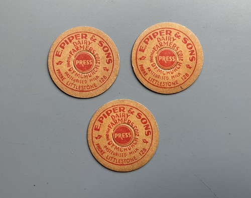 Three c1940 50s unused card - three,