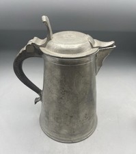 Antique Pewter Flagon Tankard