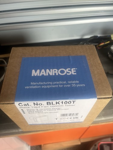 Manrose extractor fan - manrose,