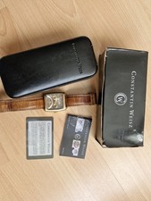 Highly Collectable Constantin Weisz Watch  Authenticity Card Included Boxed