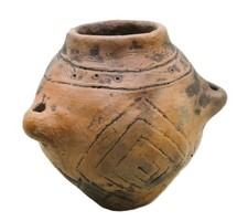 ANCIENT VINCA NEOLITHIC STONE CARVED VESSEL, RARE