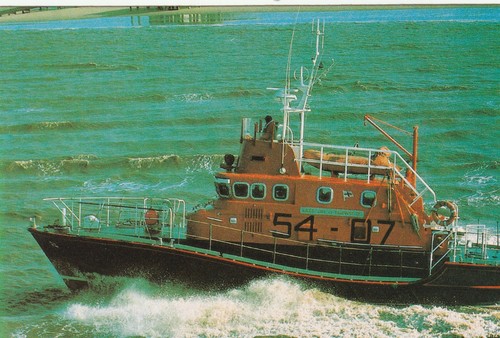 Unused lifeboat postcard - postcard,