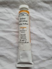 Winsor & Newton Indian Yellow Oil Paint Series 2 Perm A 21cl Unused Old Stock