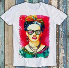 Frida Kahlo Pink Watercolor Lips Bite Best Seller Funny Gift Tee T Shirt M1586