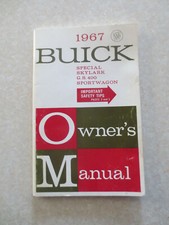 1967 Buick Owner's Manual -