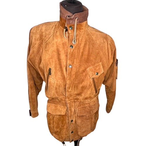 Vtg brown suede sportsman - vtg,