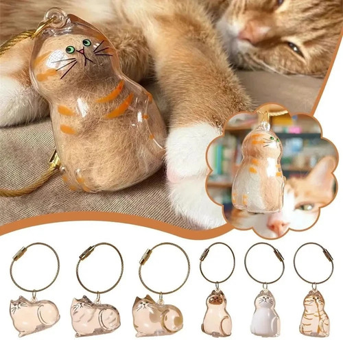 Cat fur memorial keepsake - cat,