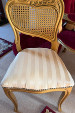 4 x GOLD DINING CHAIRS FROM
