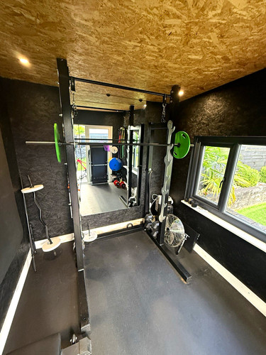 Black steel home - steel, power