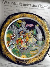 1985 Christmas Plate Rosenthal Bjorn Wiinblad Large Wall Charger + Box - 28cm