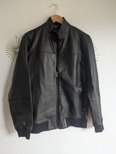 Ted Baker London 100% Ovine Leather Bomber Jacket 3 Med RRP £350