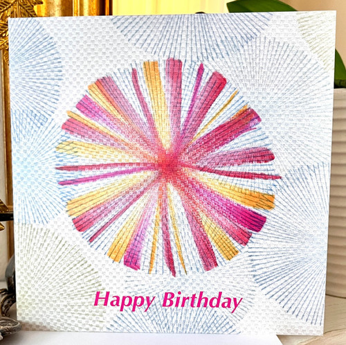 Card happy birthday kimono - happy,