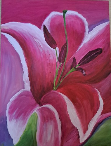 Original acrylic painting - acrylic,