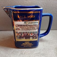 Martell Cognac Brandy  Water Jug  Grand National  1993 Race Void Seton Pottery