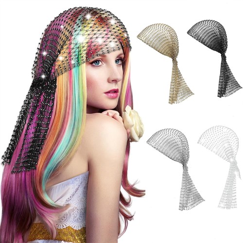 Rhinestone head scarf glitter - head,