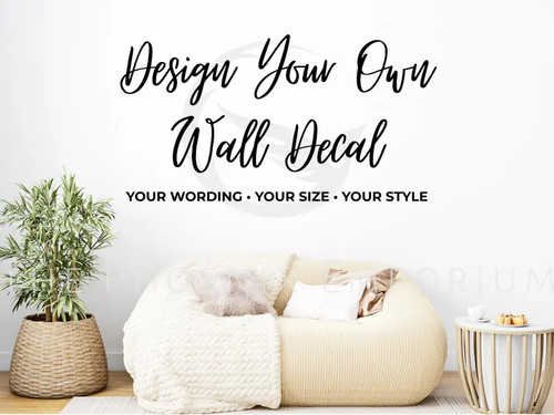 Personalised wall sticker - personalised,