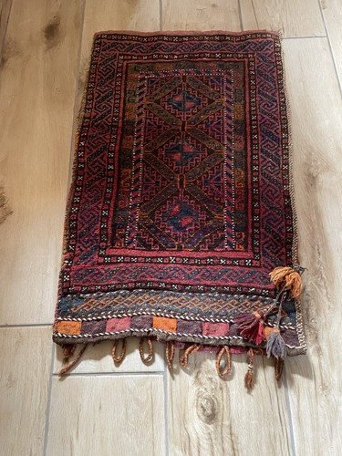 Afghan rug bag - rug,