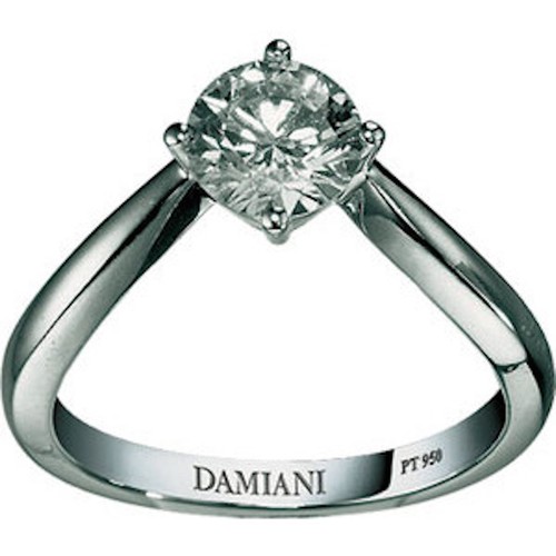 Damiani solitario diamond ring - damiani,