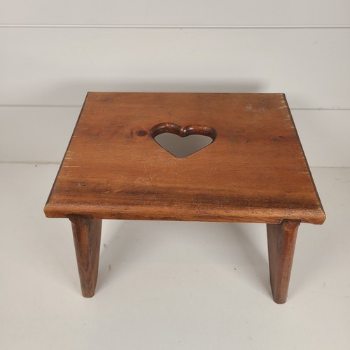 Handmade heart cut out step - out,