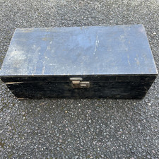 vintage carpenters/woodworker/cabinet Makers  tool box with Original Lock