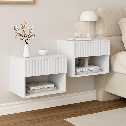 Floating nightstand set 2 - set, of