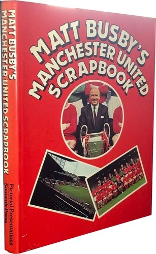 Matt busby hand signed - hand, book