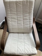 IKEA chair ID Nos 14080 and 10281 Sweden and GB made Cream and Brown