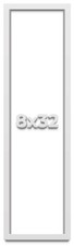 8x32 Shadow Box Frame White |