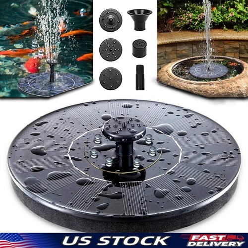 Solar power bird bath - solar,