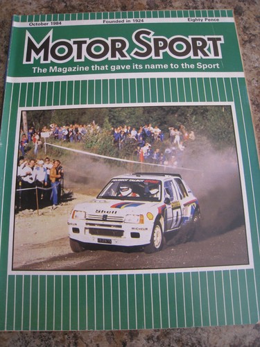 Motor sport oct 1984 - motor,