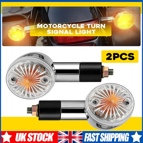 Chrome motorcycle turn signal - chrome,