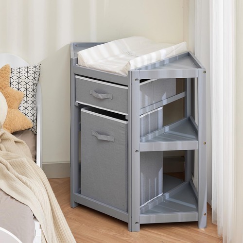 Corner diaper changing table - changing,