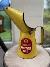 Vintage Redex Motor Oil Pourer Jug Quart Size