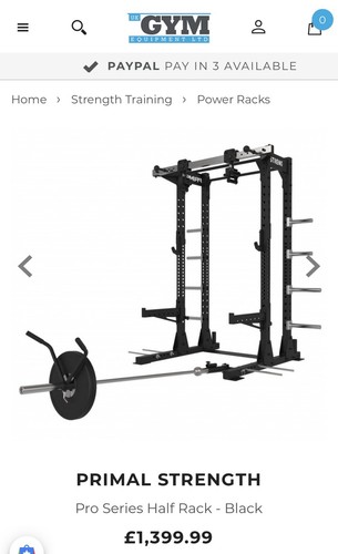 Primal pro series black gym - pro,