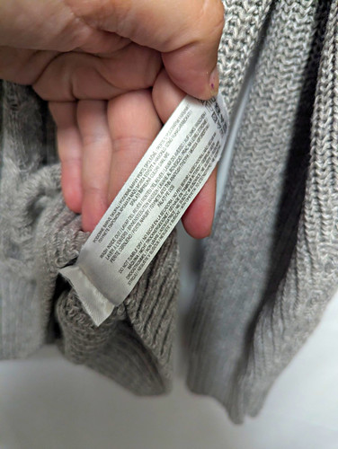 Clothkits grey knit button - clothkits,