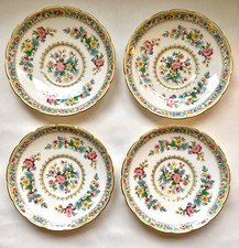 Foley Brothers - Bone China 'Ming Rose' - 14cm Plates x 4 - Excellent Condition
